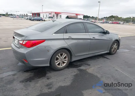 2014 Hyundai Sonata Gls z USA, uszkodzony, nr VIN 5NPEB4AC3EH849873